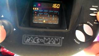 Video Of Rare Official Namco Pac Man Hand Held Video Game Marked 1980 On Back