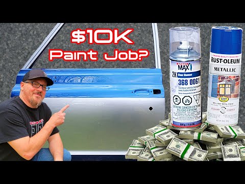 How to Make SPRAY PAINT Look Like A ($10,000 Custom Paint Job)!!! Cut & Buff