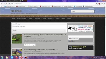 Minecraft - How to get the Fossils and Archeology Revival mod
