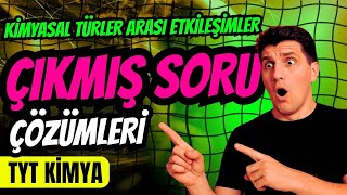 Çikmiş Sorular Ki̇myasal Türler Arasi Etki̇leşi̇mler