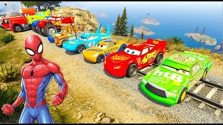 GTA V Epic New Stunt Race For Car Racing Challenge by Trevor and Shark #3636