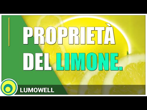 Video: Limone - Contenuto Calorico, Proprietà, Benefici, Valore Nutritivo, Vitamine