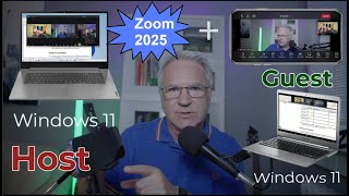 Zoom in 2025 - for Beginners. Windows 10/11 as Host and Guest, plus iphone.
