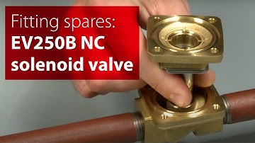 How to fit a spare part kit to a Danfoss EV250B NC solenoid valve | Step-by-step instructions