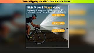 4K GPS Bike Camera with Headlight  Cycling Computer & Speedometer Sport Action DV 64GB, APP screenshot 1