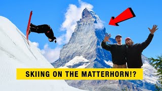 Skiing On The Matterhorn!? Pro Skier VLOG!
