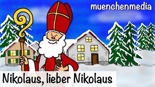 Video thumbnail of "⭐️  Nikolaus, lieber Nikolaus - Weihnachtslieder - Kinderlieder deutsch - muenchenmedia"