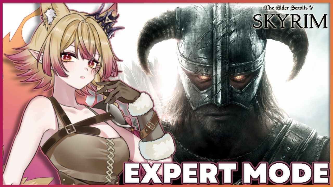 Meeting the Last Dragon in the World 🐉 [ Skyrim / Vylett Moonheart / #vtuber ]