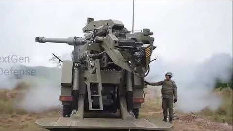 Philippine Army Test Fires New ATMOS 2000 SPHs