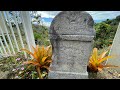Antiguo indicador kilometraje de piedra 🪨 y  sacramentos del siglo 19 / Guayama, Puerto Rico 🇵🇷.