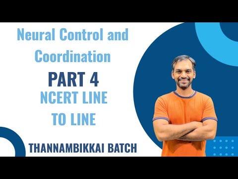 Neural control and coordination | Part 4 | NCERT Line to Line ...