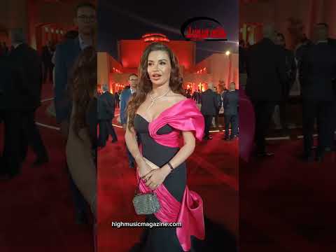 الراقصة جوهرة لأول مره على الريد كاربت فى حفل ختام مهرجان القاهرة السينمائى