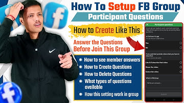 Facebook Group Joining Questions Kaise Set Kare | Facebook Group Approval Questions Setup Guide