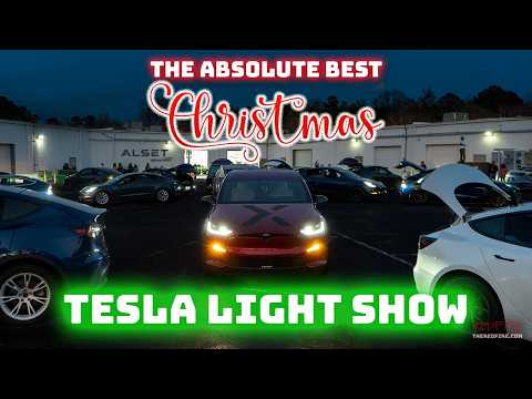 This Tesla Christmas Light Show is INSANE