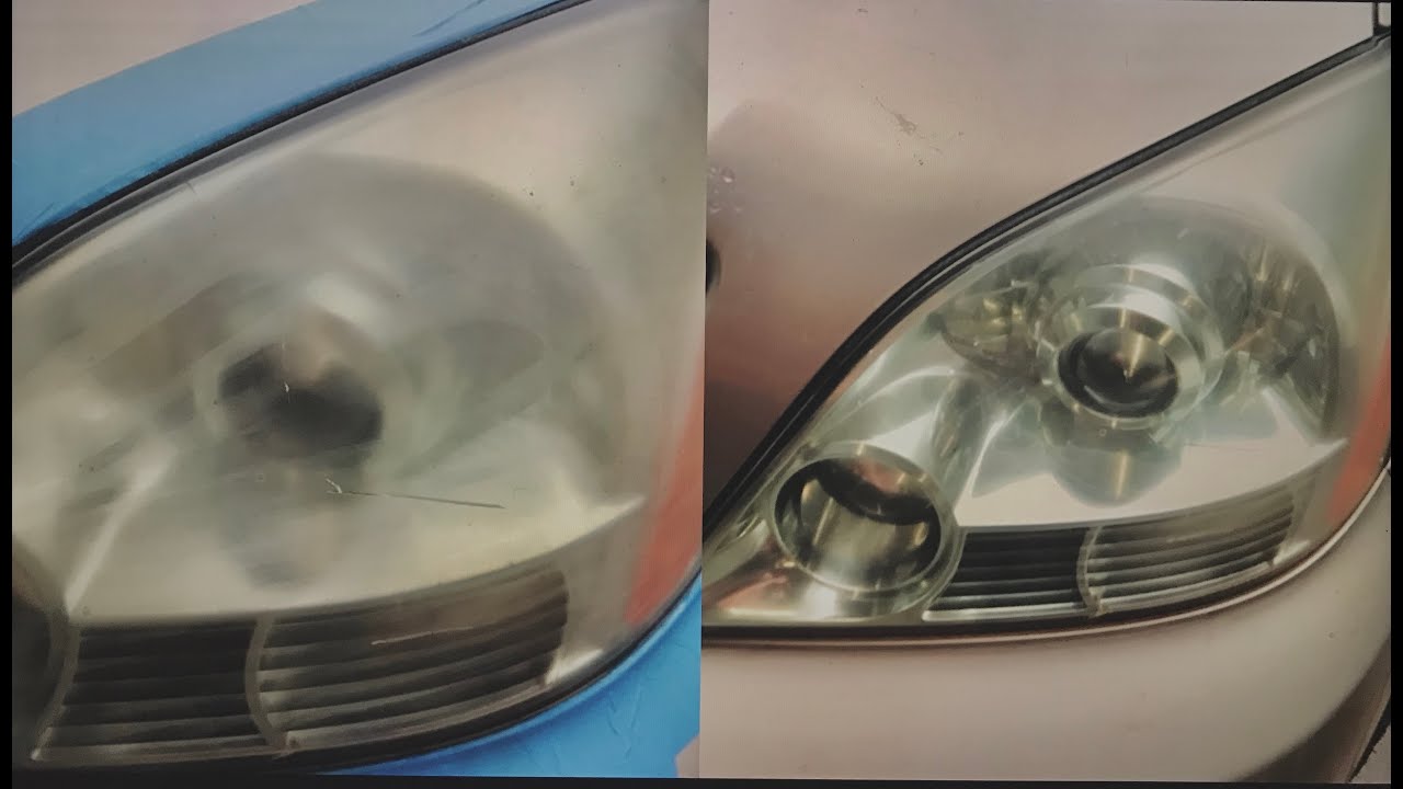 Lexus GX470 Headlight Restore Step By Step YouTube