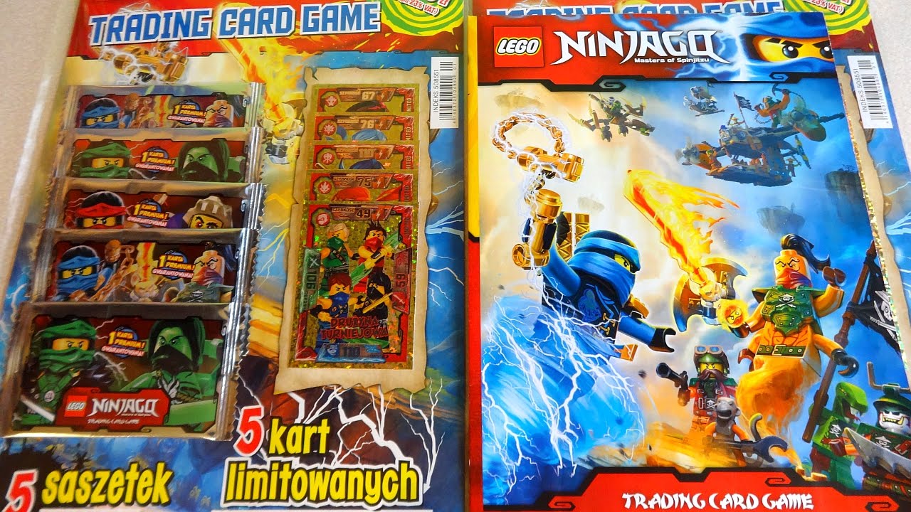 Lego Ninjago Series 1 Limited Edition Card Binder 2 x MultiPack 10 Boosters 2016 Opening