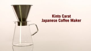 Kinto Carat Japanese Coffee Maker from ThinkGeek