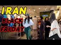 Iran tehran black friday in a luxury mall walking