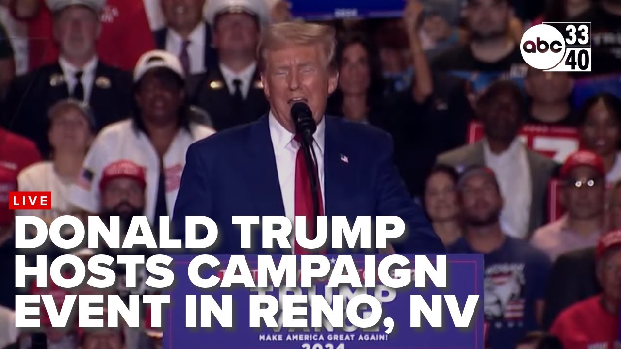 Trunp Reno Rally LIVE: Trump holds rally in Reno, NV | October 11, 2024 - YouTube