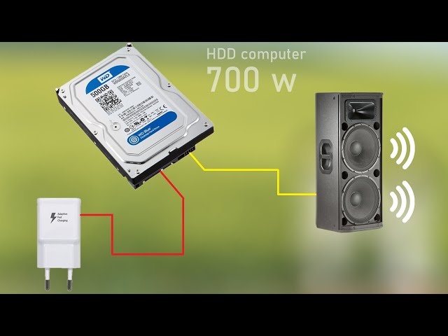 DIY Powerful Ultra Bass Amplifier HDD Computer , No IC , Simple Circuit class=