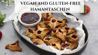 Healthy 6 Ingredient Hamantanschens | Vegan and Gluten Free | No oil