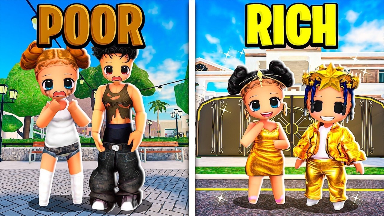 POOR to RICH REALISTIC TWINS FOR 24 HOURS In LifeTogether  🏠 RP