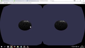 WebGL Virtual Reality sphere demo