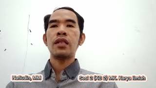 KB2 Karya Ilmiah UT