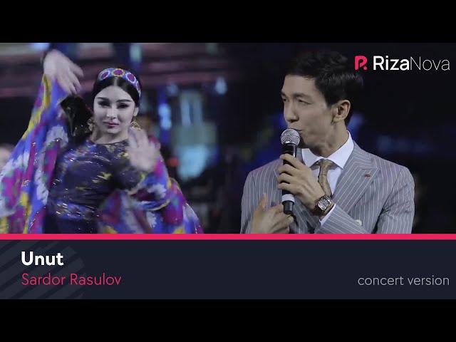 Sardor Rasulov - Unut (LIVE VIDEO 2021)