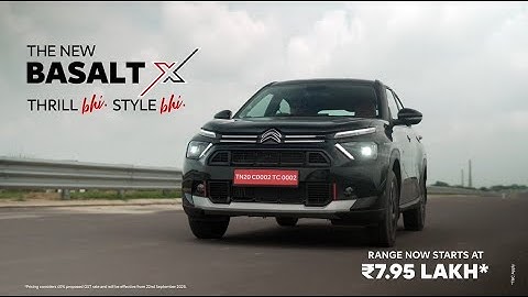 All New Citroën Basalt X