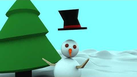 Intro to 3D Animation - Snowman