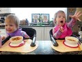 Twins try irish stew