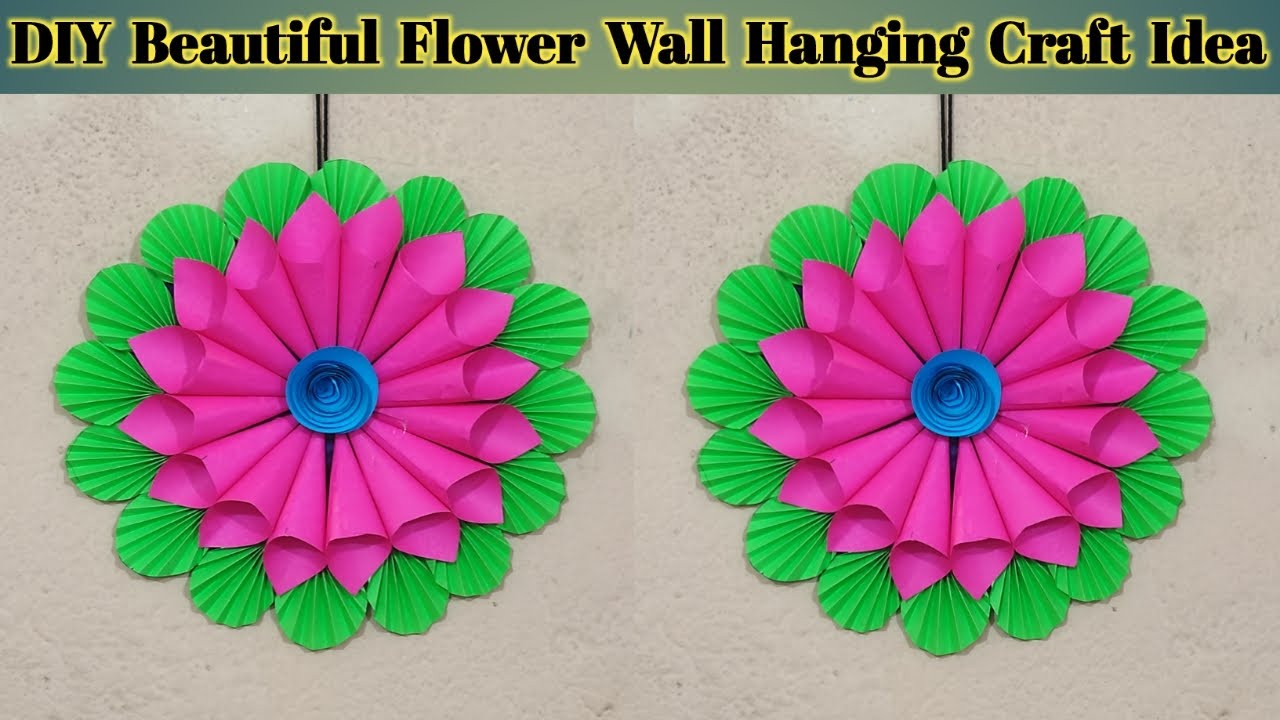 ওয়াল হ্যাঙ্গিং ডিজাইনDIY Wall Hanging DesignEasy & Simple Colourful