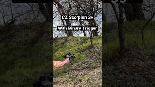 Range day with the CZ scorpion 3+ micro and binary trigger. ￼