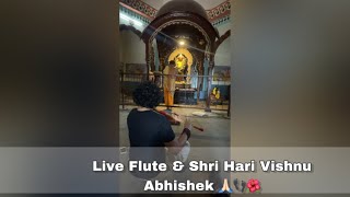 Shri Hari Vishnu Abhishek Live At Vishnu Mandir Pune. #shorts #shortvideo #youtubeshorts #viral