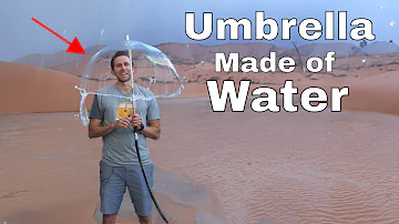 Can an Umbrella Made of Water Stop the Rain?