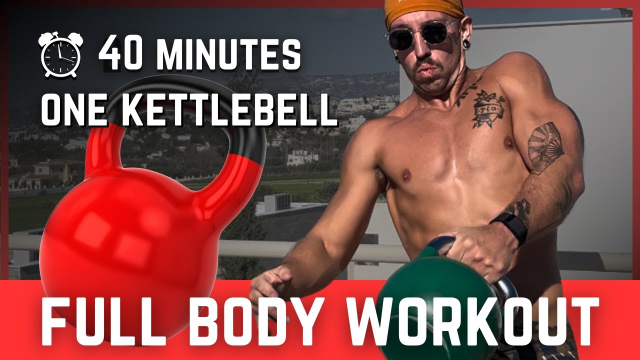 40-минутная тренировка с гирей, которая сделает вас сильнее, чем когда-либо