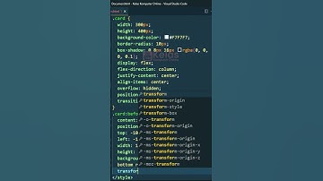 Coding HTML dan CSS: Card Hover