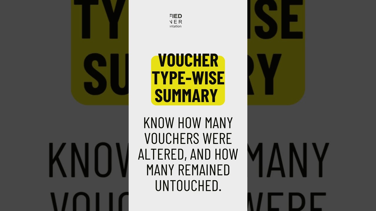 Edit Log Summary Report in TallyPrime 6.1