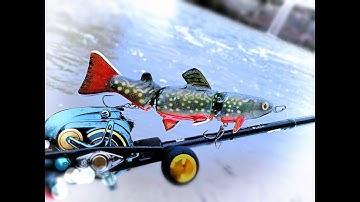 Lure Making!!!!! Making a Multi-Jointed BROOK TROUT Swimbait
