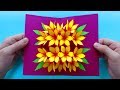 Basteln mit Papier - Pop Up Karten mit Blumen zum selber machen - DIY Geschenkidee