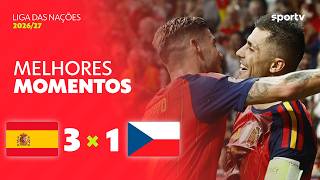 Spain vs Czechia highlights