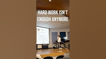 Hard Work Is NOT Enough