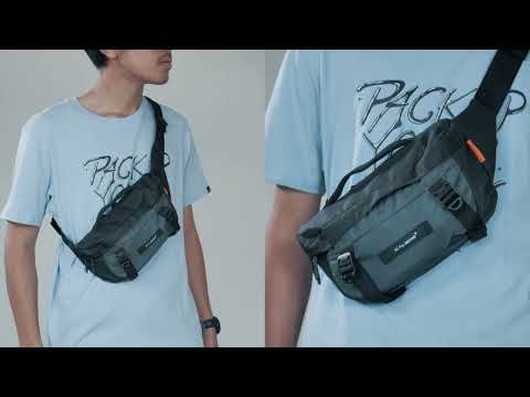 Kalibre -  Waist Bag Suncroft Black Grey 2L 922235046