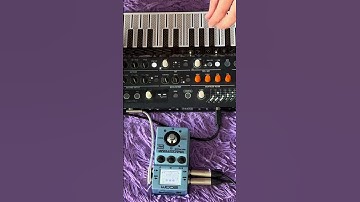 First patch on Arturia Microfreak.