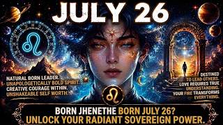 Born July 26 Your TRUE Power Revealed ♌