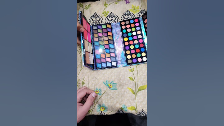 Romantic Makeup Fashion kit |  Makeup Palette Gillette Kit | 120 Eye Shadow Brida Glitter kit
