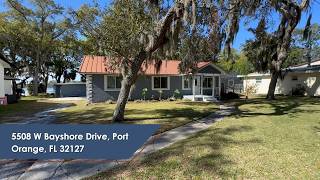 5508 W Bayshore Drive, Port Orange, FL  32127