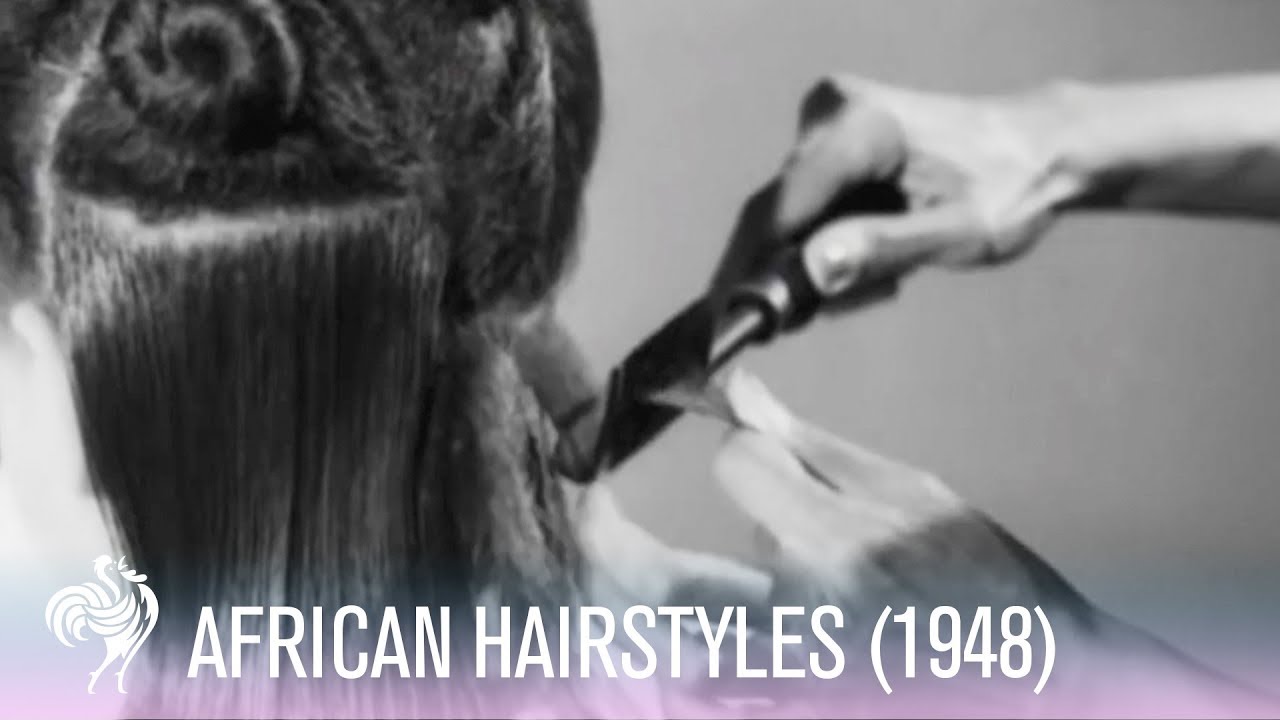 African Beauty In 1948 Women Straightening Their Hair Vintage