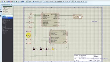 IR ( Infrared ) Communication in Proteus with two microcontrollers